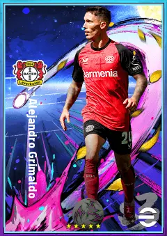 Alejandro Grimaldo eFootball 2026 player card, 79 OVR LB