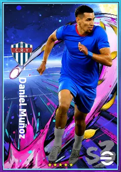 Daniel Muñoz eFootball 2026 player card, 77 OVR RB