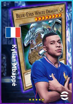 Kylian Mbappé eFootball 2026 player card, 86 OVR CF