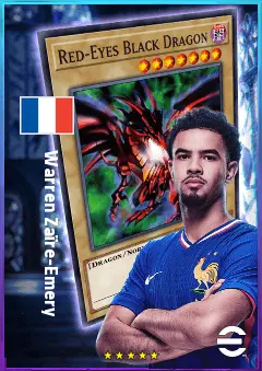 Warren Zaïre-Emery eFootball 2026 player card, 84 OVR CMF