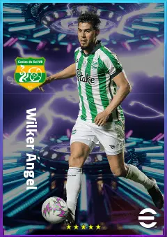 Wilker Ángel eFootball 2026 player card, 78 OVR CB