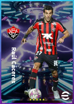Raúl Cáceres eFootball 2026 player card, 79 OVR RB