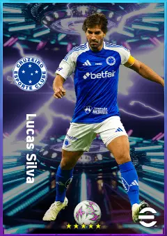 Lucas Silva eFootball 2026 player card, 81 OVR CMF