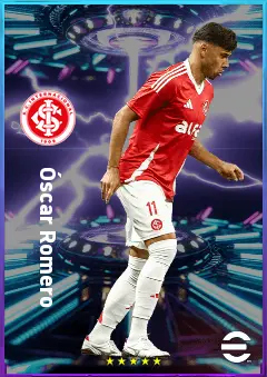 Óscar Romero eFootball 2026 player card, 80 OVR AMF