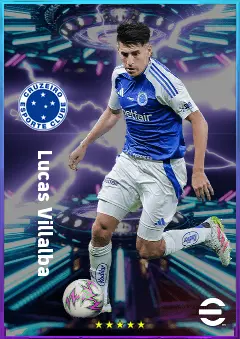 Lucas Villalba eFootball 2026 player card, 80 OVR CB