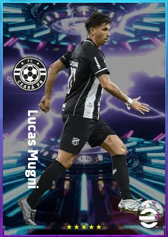 Lucas Mugni eFootball 2026 player card, 80 OVR AMF
