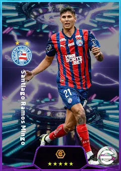 Santiago Ramos Mingo eFootball 2026 player card, 80 OVR CB