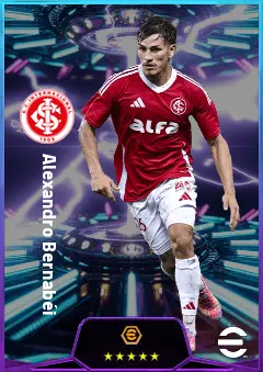 Alexandro Bernabéi eFootball 2026 player card, 81 OVR LB