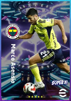 Marco Asensio eFootball 2026 player card, 81 OVR AMF