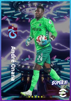 André Onana eFootball 2026 player card, 81 OVR GK