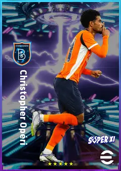 Christopher Opéri eFootball 2026 player card, 80 OVR LB