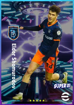 Eldor Shomurodov eFootball 2026 player card, 80 OVR CF