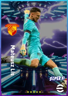 Mateusz Lis eFootball 2026 player card, 79 OVR GK