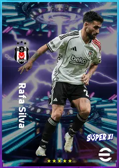 Rafa Silva eFootball 2026 player card, 81 OVR SS