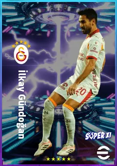 İlkay Gündoğan eFootball 2026 player card, 82 OVR CMF
