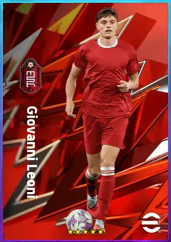Giovanni Leoni eFootball 2026 player card, 80 OVR CB