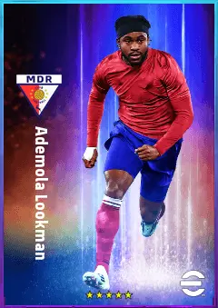 Ademola Lookman eFootball 2026 player card, 81 OVR CF