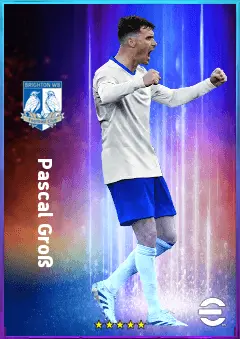 Pascal Groß eFootball 2026 player card, 81 OVR CMF
