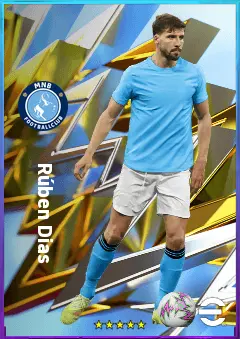 Rúben Dias eFootball 2026 player card, 84 OVR CB