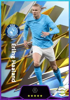 Erling Haaland eFootball 2026 player card, 85 OVR CF
