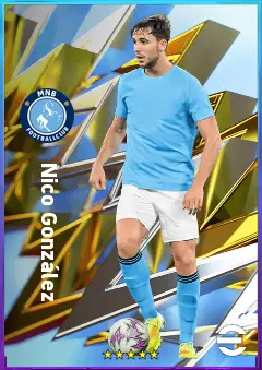 Nico González eFootball 2026 player card, 81 OVR DMF