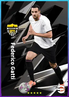 Federico Gatti eFootball 2026 player card, 82 OVR CB