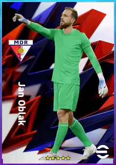 Jan Oblak eFootball 2026 player card, 83 OVR GK