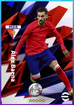Álex Baena eFootball 2026 player card, 82 OVR AMF