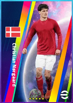 Christian Nørgaard eFootball 2026 player card, 81 OVR DMF