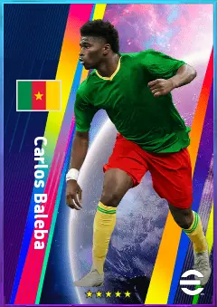 Carlos Baleba eFootball 2026 player card, 81 OVR DMF
