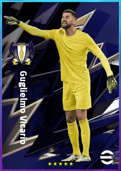 Guglielmo Vicario eFootball 2026 player card, 83 OVR GK