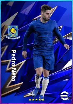 Pedro Neto eFootball 2026 player card, 82 OVR RMF