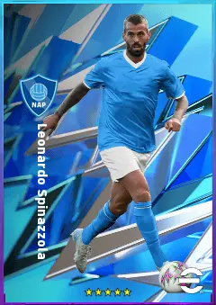 Leonardo Spinazzola eFootball 2026 player card, 81 OVR LB