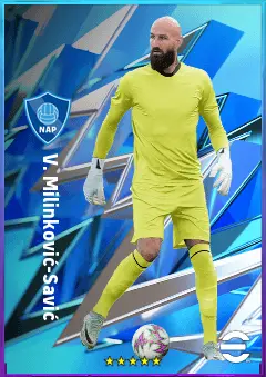 V. Milinković-Savić eFootball 2026 player card, 82 OVR GK