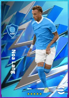 Noa Lang eFootball 2026 player card, 80 OVR LMF