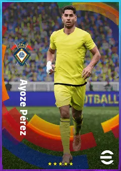 Ayoze Pérez eFootball 2026 player card, 83 OVR CF