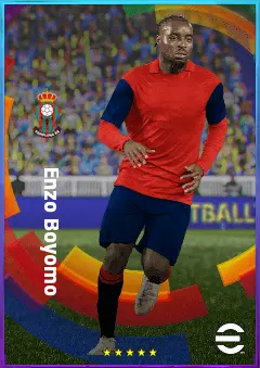 Enzo Boyomo eFootball 2026 player card, 80 OVR CB