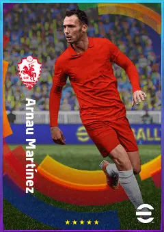 Arnau Martínez eFootball 2026 player card, 81 OVR RB