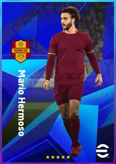 Mario Hermoso eFootball 2026 player card, 81 OVR CB
