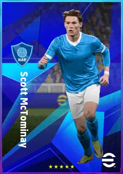 Scott McTominay eFootball 2026 player card, 82 OVR DMF
