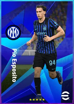 Pio Esposito eFootball 2026 player card, 80 OVR CF