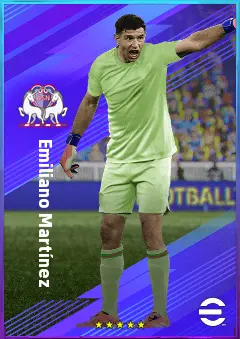 Emiliano Martínez eFootball 2026 player card, 83 OVR GK