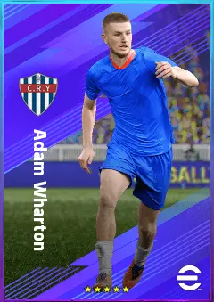 Adam Wharton eFootball 2026 player card, 81 OVR DMF