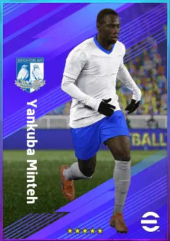 Yankuba Minteh eFootball 2026 player card, 81 OVR RMF