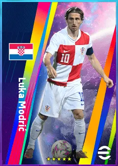 Luka Modrić eFootball 2026 player card, 82 OVR CMF