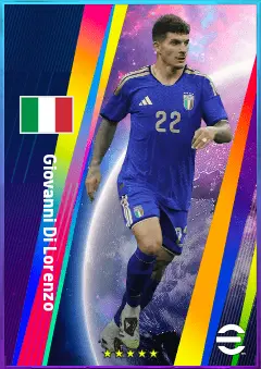 Giovanni Di Lorenzo eFootball 2026 player card, 82 OVR RB