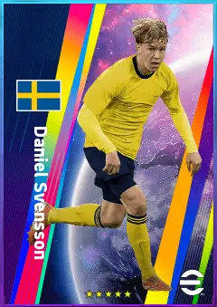 Daniel Svensson eFootball 2026 player card, 80 OVR LB