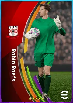 Robin Roefs eFootball 2026 player card, 80 OVR GK