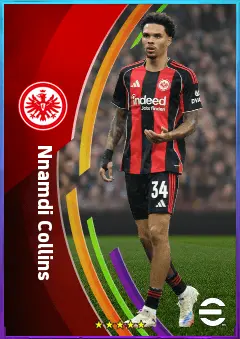 Nnamdi Collins eFootball 2026 player card, 78 OVR CB