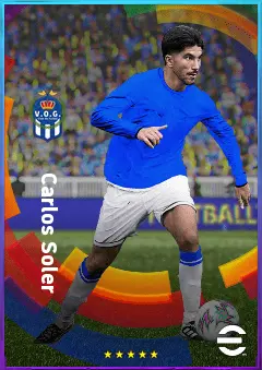 Carlos Soler eFootball 2026 player card, 81 OVR CMF